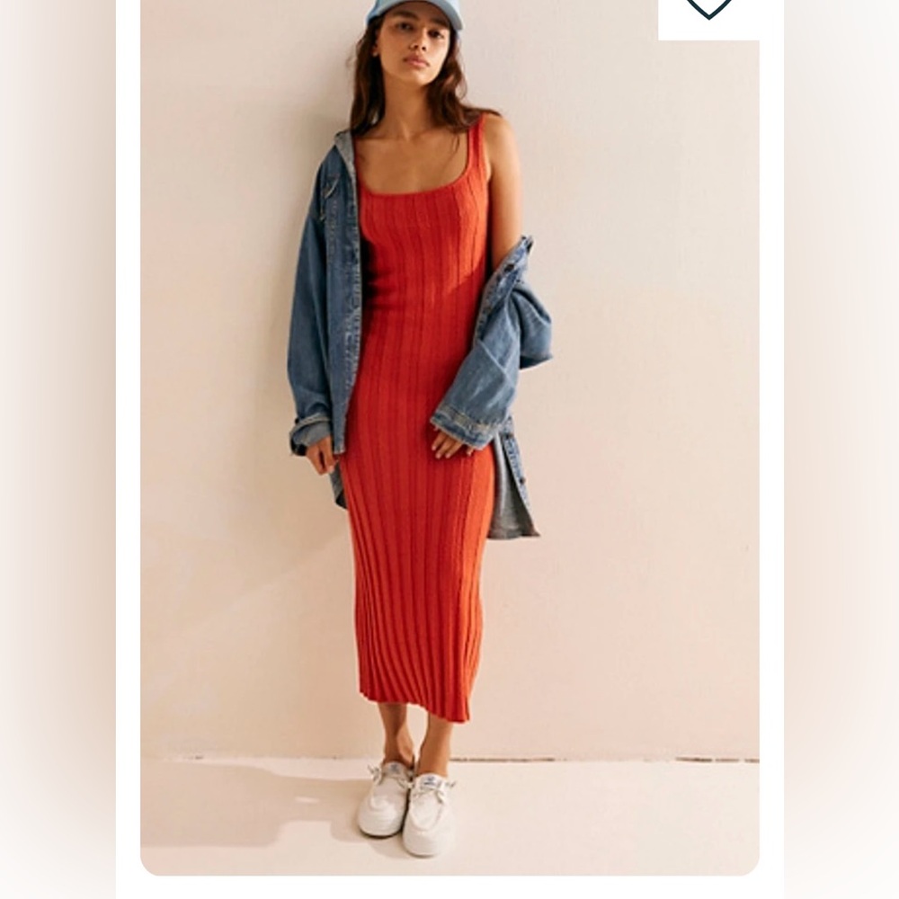 NWOT free people Santos Sweater Midi dress